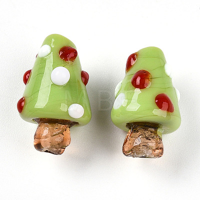 Handmade Lampwork Bumpy Beads LAMP-T022-02A-05-1