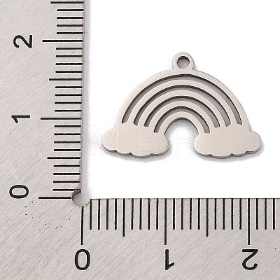 Non-Tarnish 201 Stainless Steel Pendants STAS-U016-05P-1