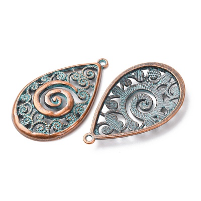 Tibetan Style Alloy Pendants FIND-B055-02D-1