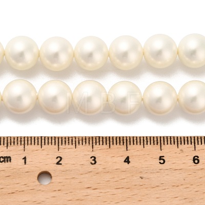 Shell Pearl Beads Strands BSHE-XCP0001-33-1