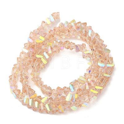 Transparent Glass Beads Strands EGLA-P061-04A-AB02-1