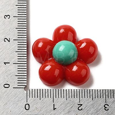 Opaque Resin Decoden Cabochons RESI-B023-07-1