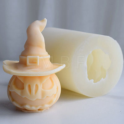 Pumpkin Head Hat Aromatherapy Candle Silicone Mold PW-WG18A49-01-1