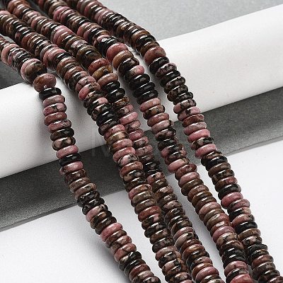 Natural Rhodonite Beads Strands G-G084-A06-01-1