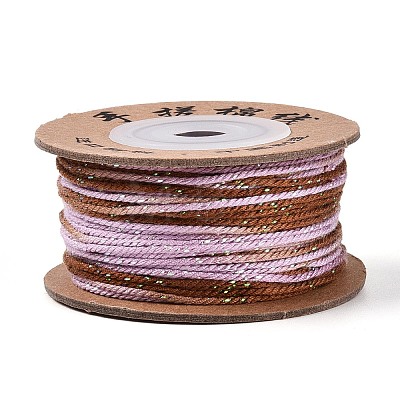 30M Segment Dyed Macrame Cotton Cord OCOR-T018-01J-1