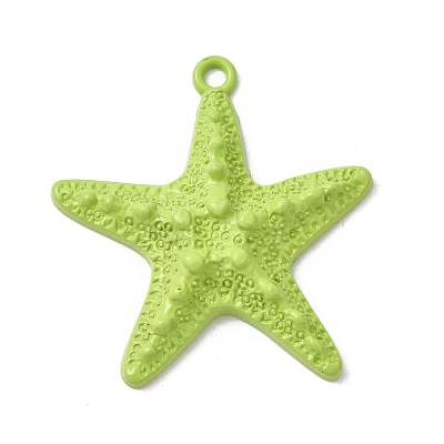 Spray Paint Alloy Big Pendants FIND-H055-14-1