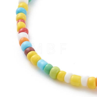 Glass Seed Beads Stretch Bracelets BJEW-JB06120-01-1