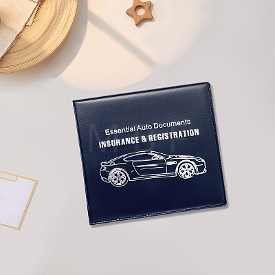 PU Leather Motor Vehicle Driver's License Protective Cover AJEW-WH20098-134B-1