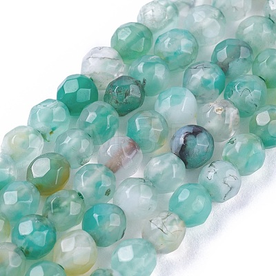 Natural Agate Bead Strands G-G882-4mm-A01-4-1