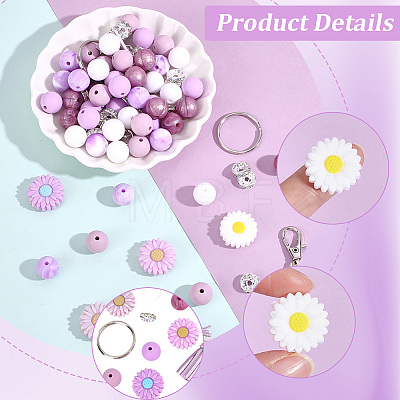DIY Keychain Making Kits DIY-PA0001-89C-1