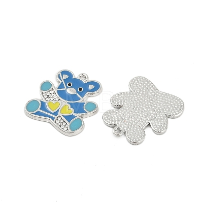 Alloy Enamel Pendants FIND-K020-28P-1