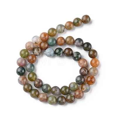 Natural Indian Agate Beads Strands X-G-G0003-C04-1