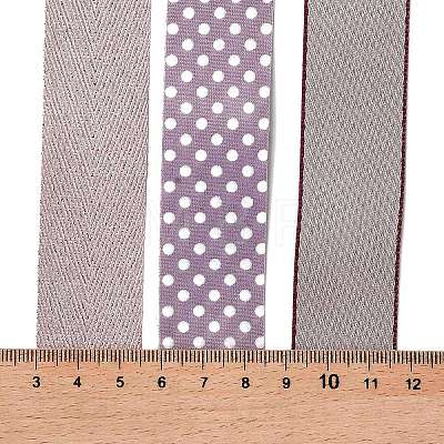 9 Yards 3 Styles Polyester Ribbon SRIB-A014-I03-1