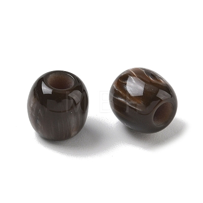 Opaque Resin European Beads X-RESI-F073-12A-1
