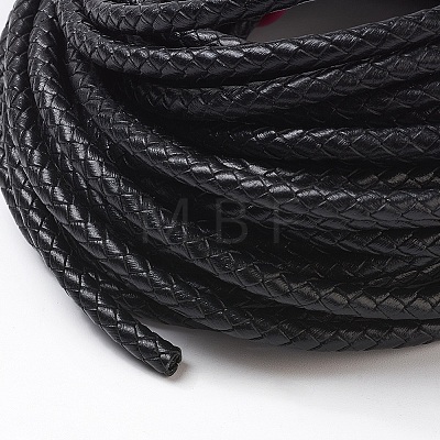 Braided Leather Cord X-WL-F009-B02-5mm-1