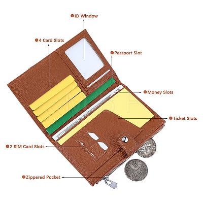PU Leather Passport Cover OFST-WH20009-03A-1