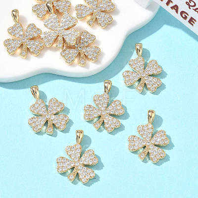 SHEGRACE Brass Clear Cubic Zirconia Pendants XGRQ3K444-564G-1