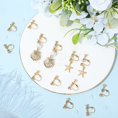 20Pcs 316 Stainless Steel Clip-on Earring Findings STAS-BBC0008-59G-1