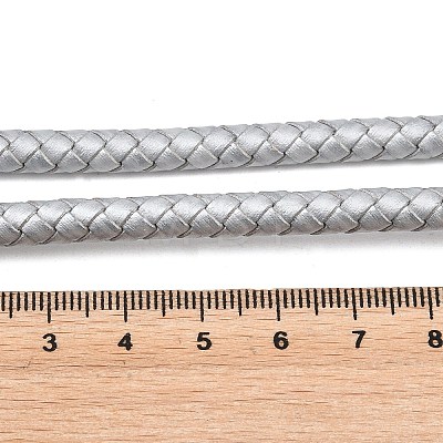 Braided Leather Cord with Core WL-F009-6mm-05-1