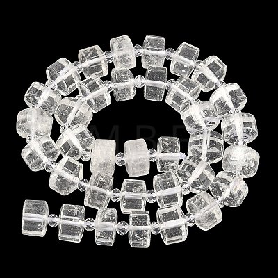 Natural Quartz Crystal Beads Strands G-G453-G03-7x12mm-1