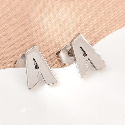 304 Stainless Steel Stud Earrings SA-T001-03P-1