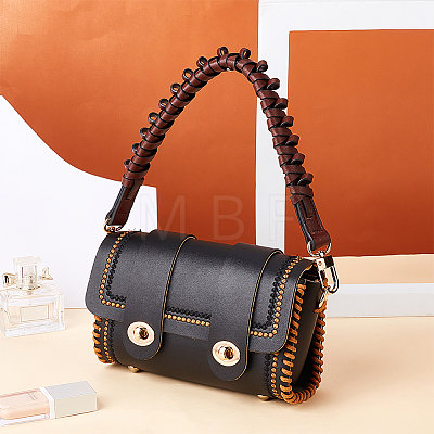 PU Leather Braided Bag Handles FIND-WH0114-83B-1