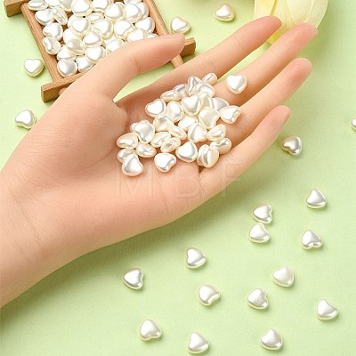ABS Plastic Imitation Pearl Beads OACR-YW0001-85A-1