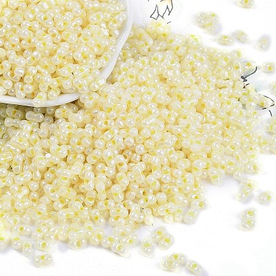 Opaque Colours Luster Glass Seed Beads X1-SEED-K010-04H-1