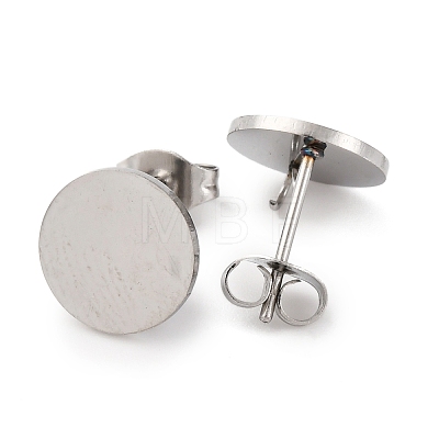 304 Stainless Steel Stud Earring Findings STAS-D371-02P-04-1
