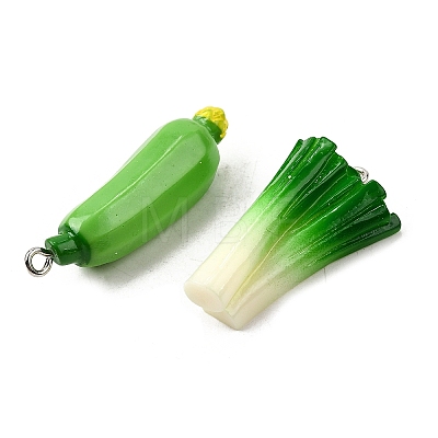 Opaque Resin Pendants CRES-D313-03P-1