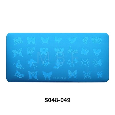 Stainless Steel Nail Art Templates Stamping Plate Set MRMJ-S048-049-1