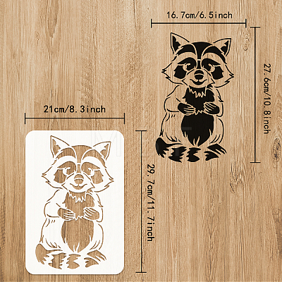 Plastic Drawing Painting Stencils Templates DIY-WH0396-0134-1