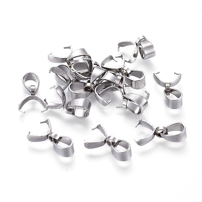 Tarnish Resistant 304 Stainless Steel Pinch Bails LS-X-STAS-K146-090-2.5x14-1