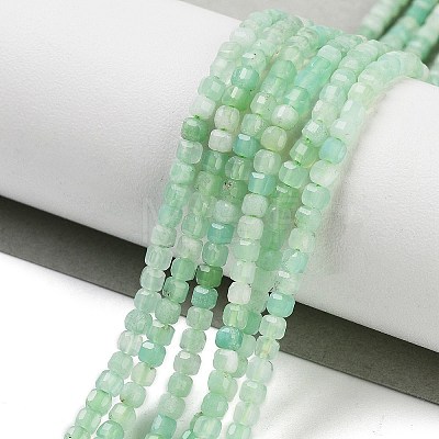 Natural Chrysoprase Beads Stands G-H042-B30-01-1