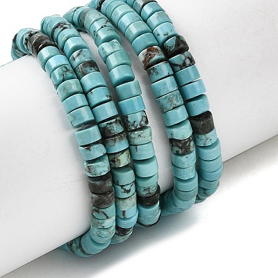 Natural Magnesite Beads Strands G-H230-08A-1