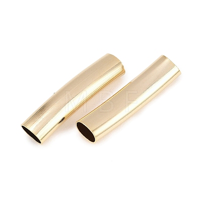 Brass Tube Beads KK-C163-22A-G-1