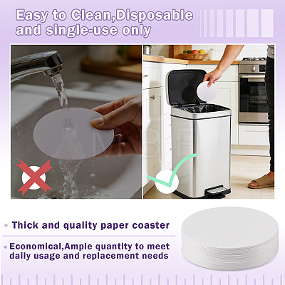 Paper Cup Mats AJEW-TAC0045-018-1