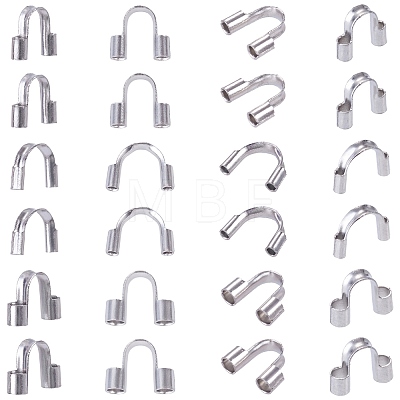 150Pcs 3 Styles 304 Surgical Stainless Steel Wire Guardian and Protectors STAS-TA0006-36P-1