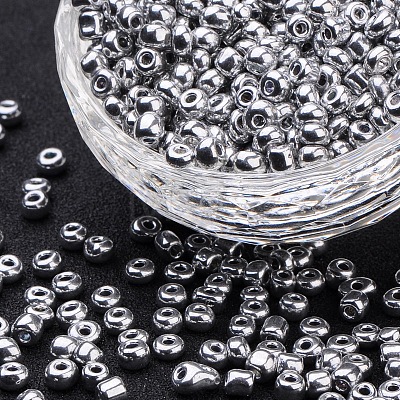 12/0 Electroplate Glass Seed Beads X1-SEED-Q003-02-1