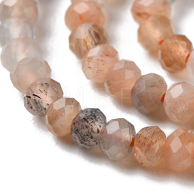 Natural Multi-Moonstone Beads Strands G-G003-A05-01-1