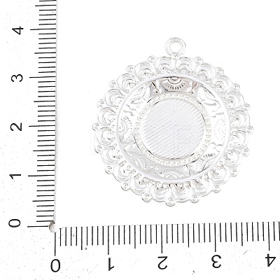 304 Stainless Steel with Synthetic Turquoise Pendants STAS-H253-01D-S-1