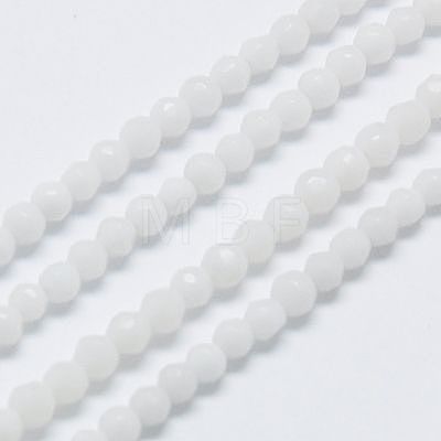 Natural White Jade Beads Strands G-A129-3mm-B05-1