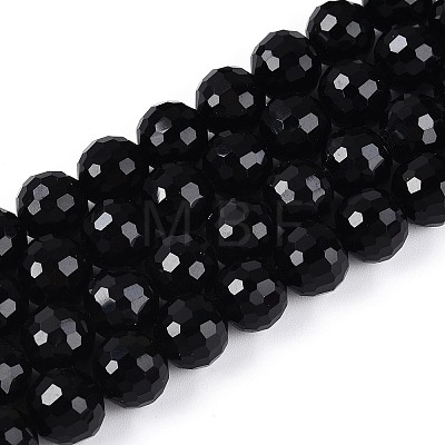 Opaque Solid Color Glass Bead Strands GLAA-R095-P10mm-02-1