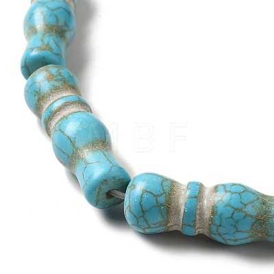 Synthetic Turquoise Dyed Beads Strands G-E594-03-1