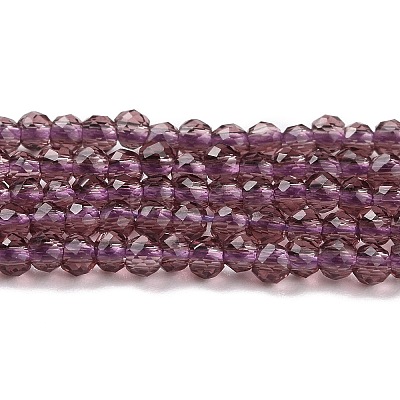 Transparent Glass Beads Strands GLAA-H021-03-20-1