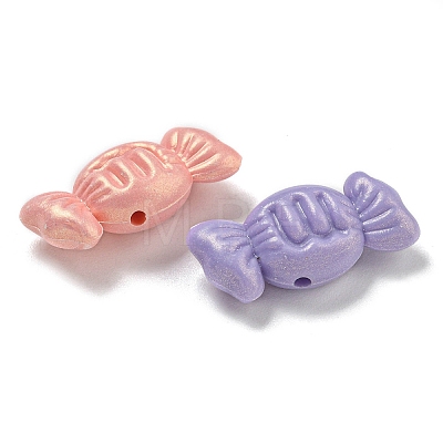 Opaque Acrylic Beads X-OACR-E041-05-1