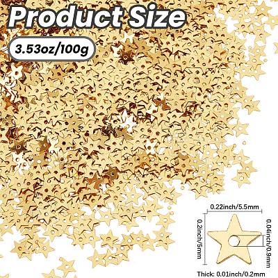 100G PET Paillette/Sequins Pendants KY-CY0001-24A-1