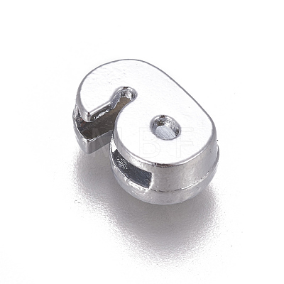 Alloy Rhinestone Slide Charms PALLOY-WH0065-28F-1
