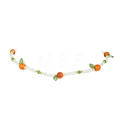 3Pcs 3 Style Natural Carnelian & Amethyst & Glass Beaded Necklaces Set for Women NJEW-TA00113-1