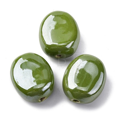 Handmade Polymer Clay Beads PORC-K005-01A-01-1